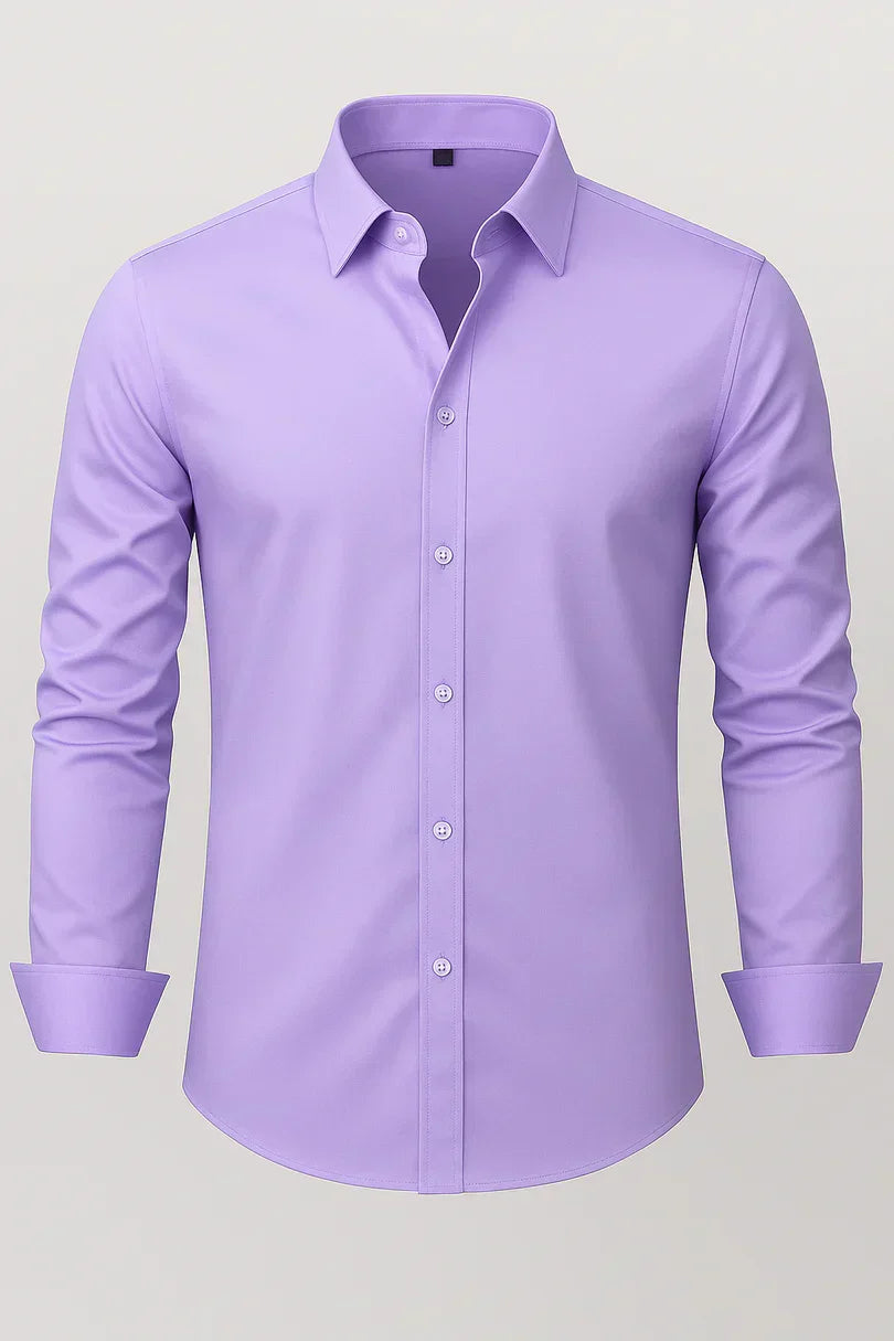 Bordon - Non-Iron Stretch Shirt With Button