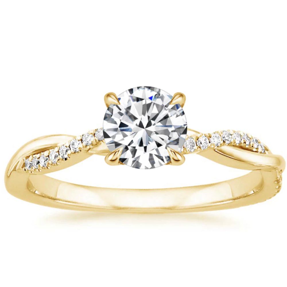 Verity Twisted Diamond Ring