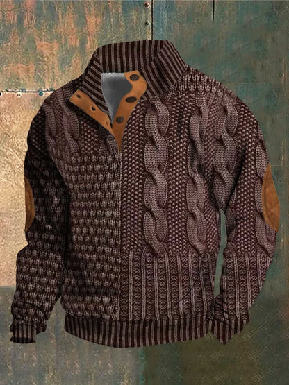 MARCUS – HERITAGE KNIT-STYLE PULLOVER