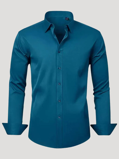 Bordon - Non-Iron Stretch Shirt With Button