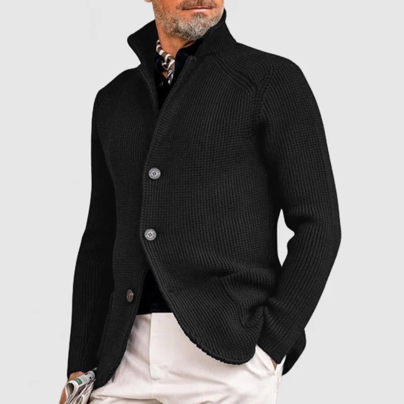 TYLER – CLASSIC BUTTON-UP KNIT CARDIGAN