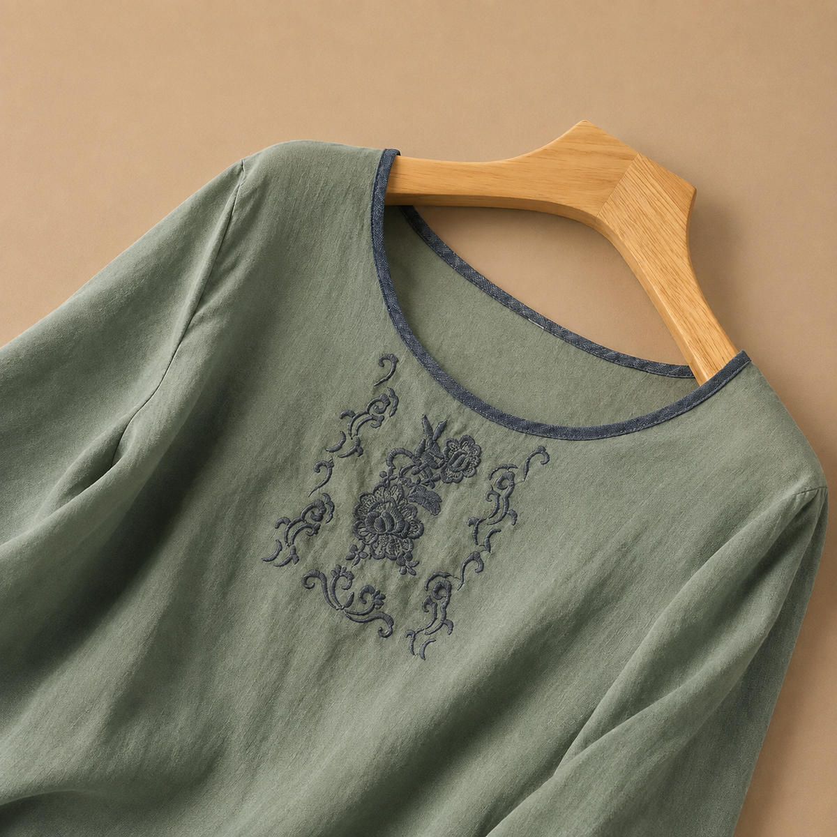 Rosalie Linen Floral Blouse