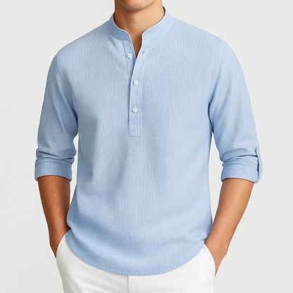 GUNTER – MODERN MANDARIN COLLAR SHIRT