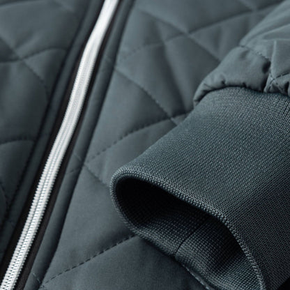 Hristo - Diamond Pattern Fleece Lined Jacket